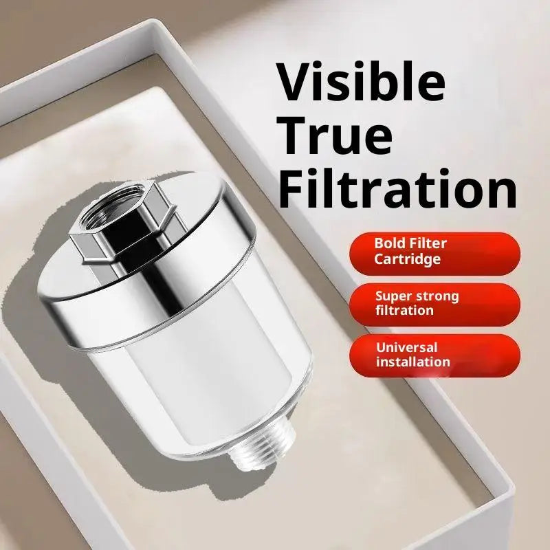 Universal Faucet & Shower Water Filter - High-Density PP Cotton Cartridge for Kitchen & Bathroom (1-Pack)
