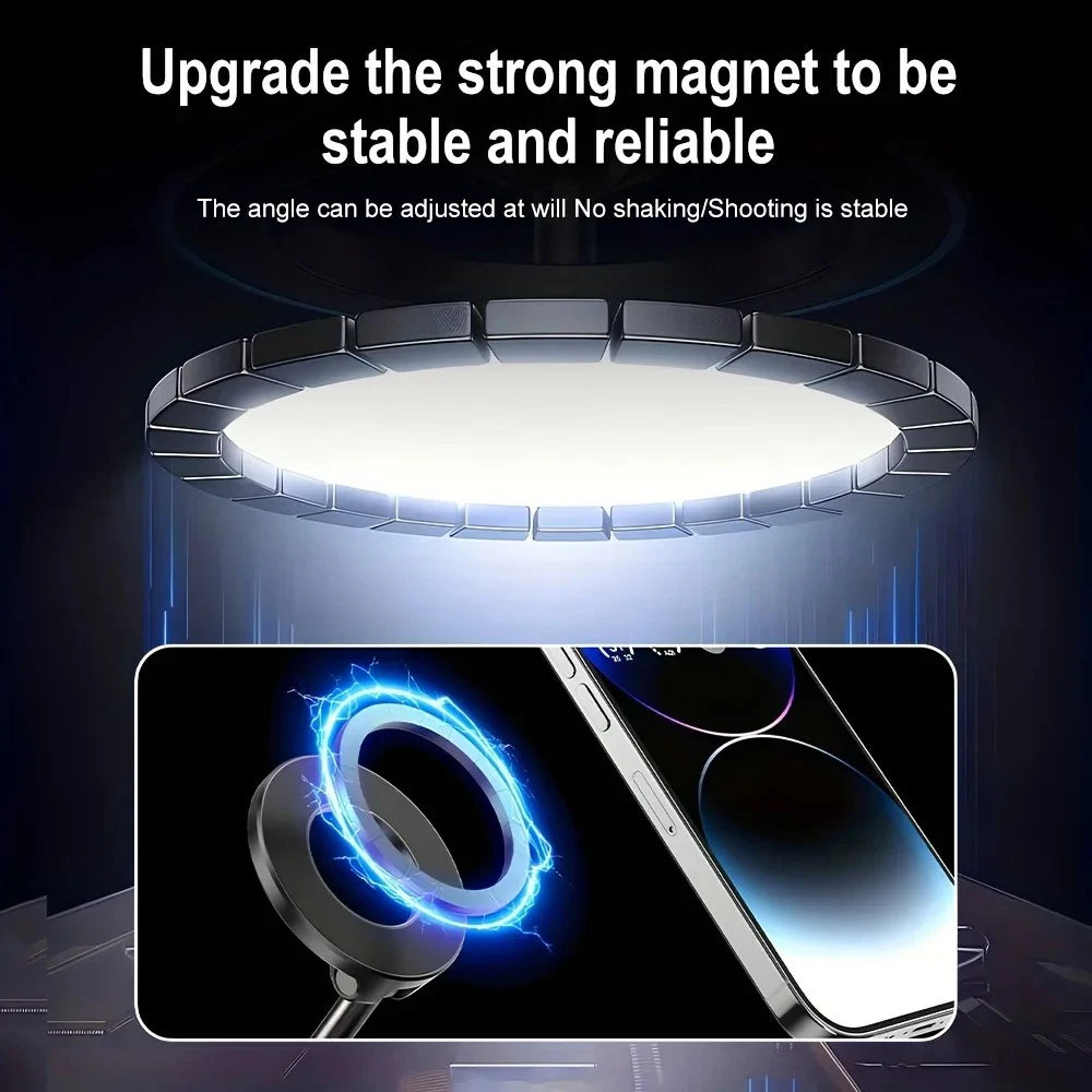 Universal Magnetic Car Phone Holder 360° Rotating Vacuum Suction Cup Mount for Dashboard and Windshield