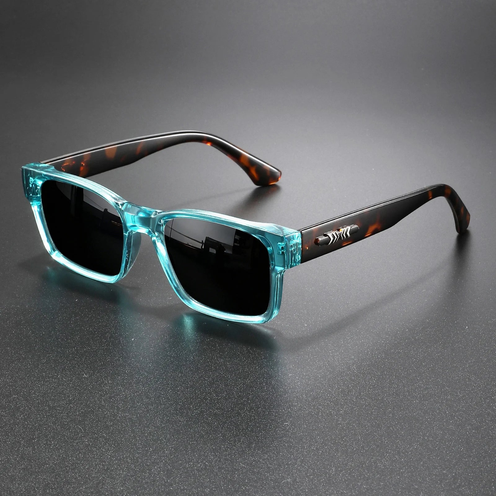 Retro Punk Square Sunglasses - UV400 Polycarbonate Frame Unisex Protective Shades