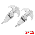 Multifunction Stainless Steel Folding Survival Claw Hook for Camping & Outdoor (8 x 4 cm / 3.1 x 1.6 in)