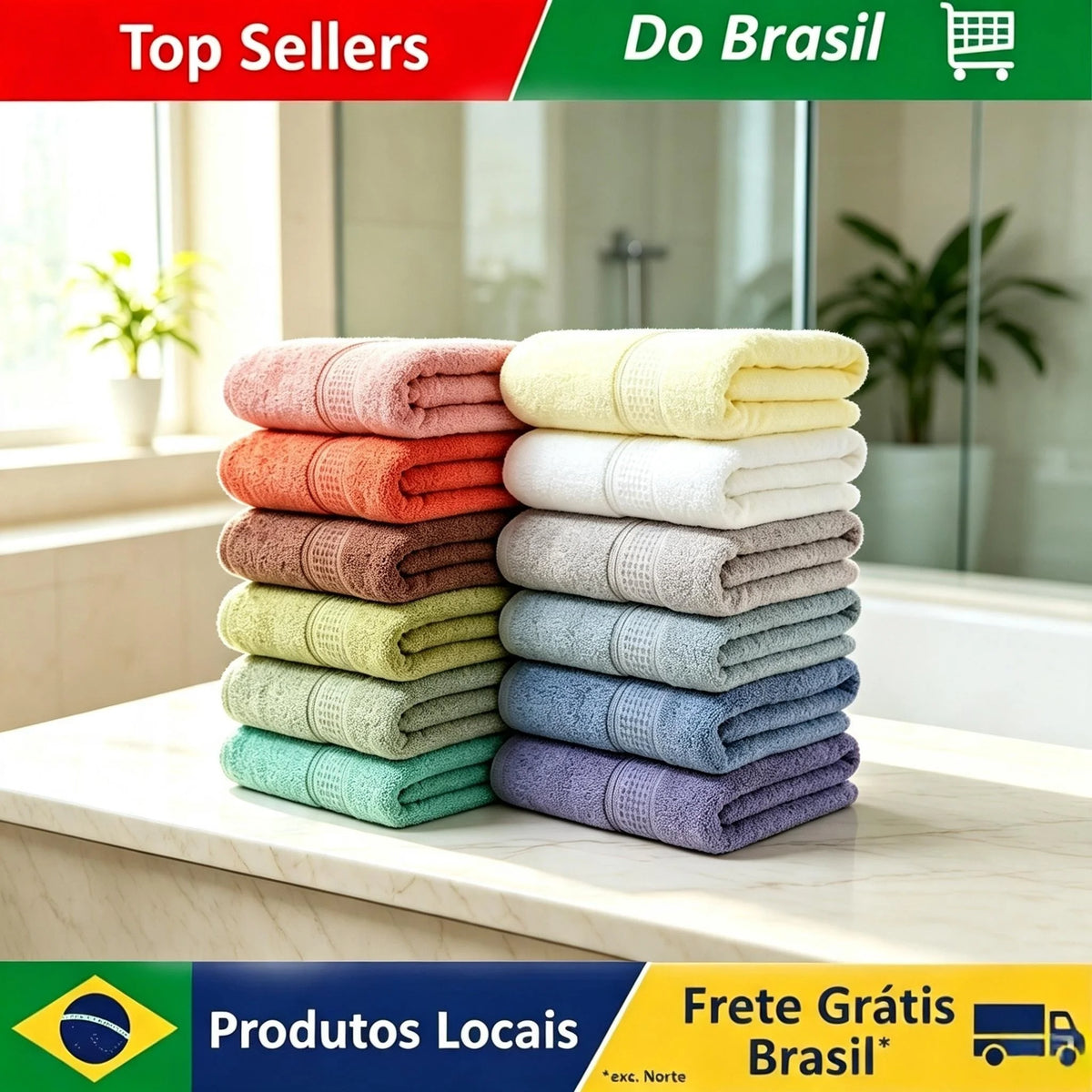 100% Cotton White Hand Towels 35 x 70 cm (13.8 x 27.6 in) Thick Terry Bath Towels for Gym Travel Sport