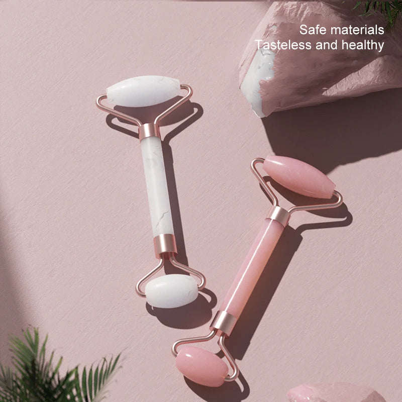 Resin Facial Massage Roller & Gua Sha Scraping Board – Face, Neck & Eye Skincare Tool