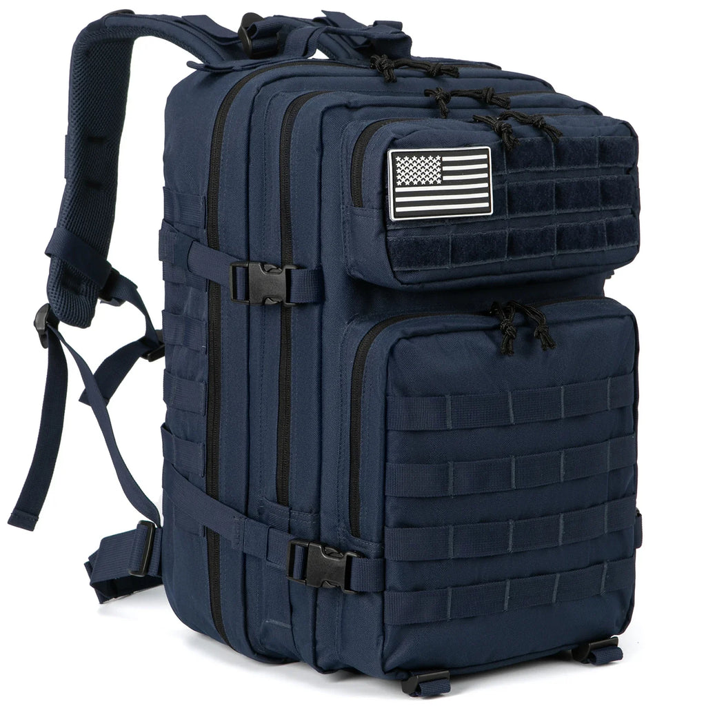 45L (11.9 gal) Tactical Backpack – Large Capacity Molle 3-Day Assault Pack for Hiking, Camping & Trekking