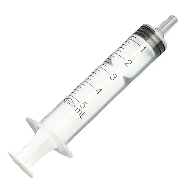 10-Pack Disposable 5ml (0.17 fl oz) Plastic Syringes No Needle – Lab, Hydroponic Nutrient Measuring & Small Pet Feeding