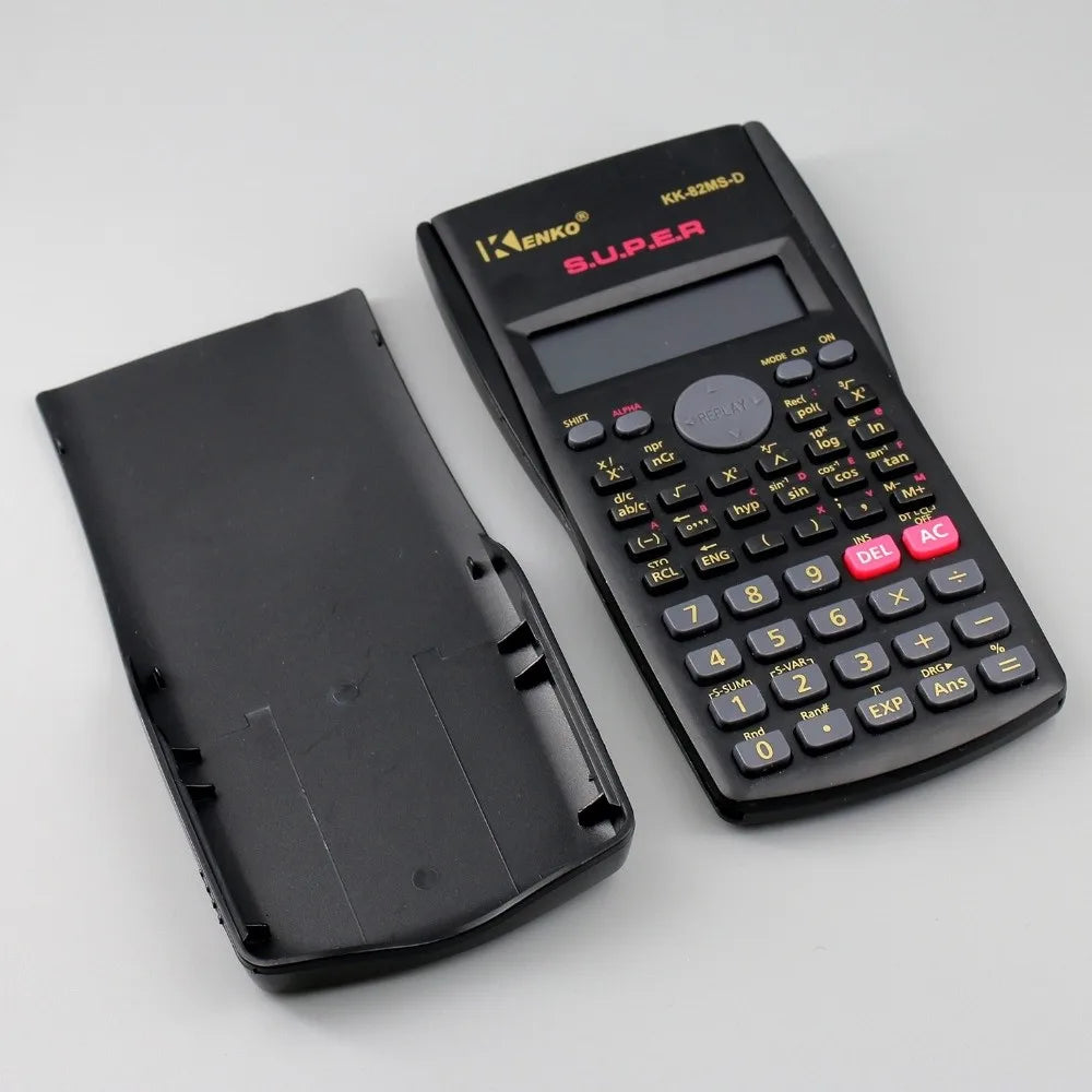 12-Digit Scientific Calculator, 2-Line Display, 240 Functions, Portable Multifunction Calculator