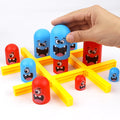 Tabletop Tic Tac Toe & Big-Eats-Small Strategy Game Interactive Multiplayer Party Game for Kids and Adults