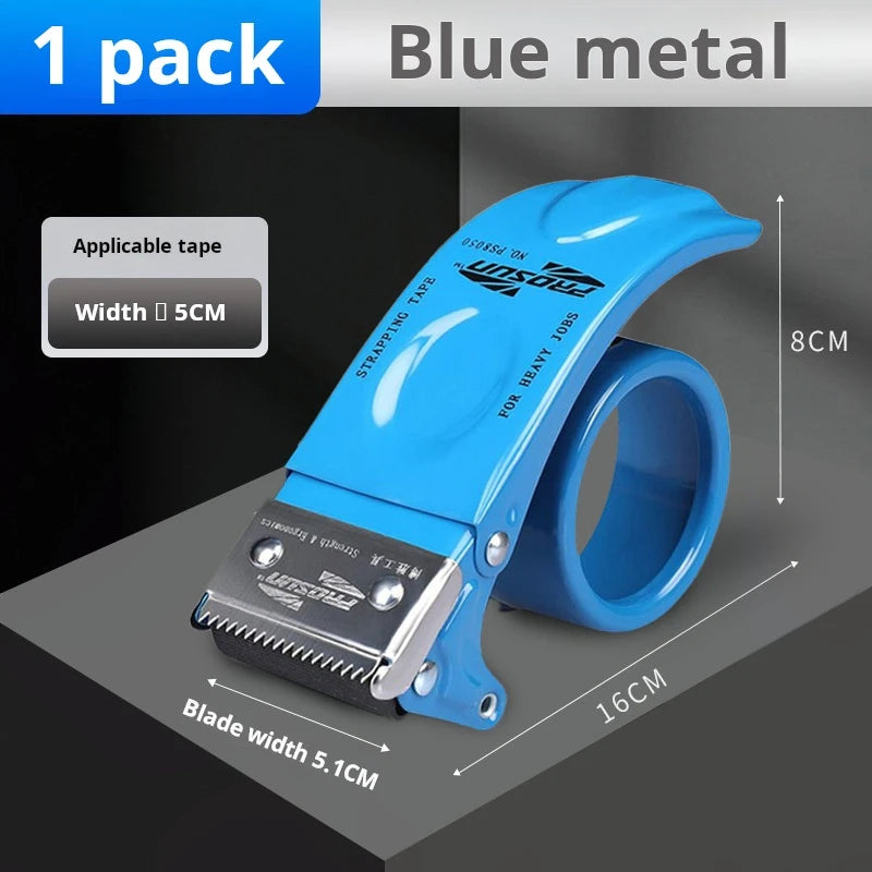 Heavy Duty Metal Packaging Tape Dispenser Handheld Packing Tape Gun for Shipping and Moving