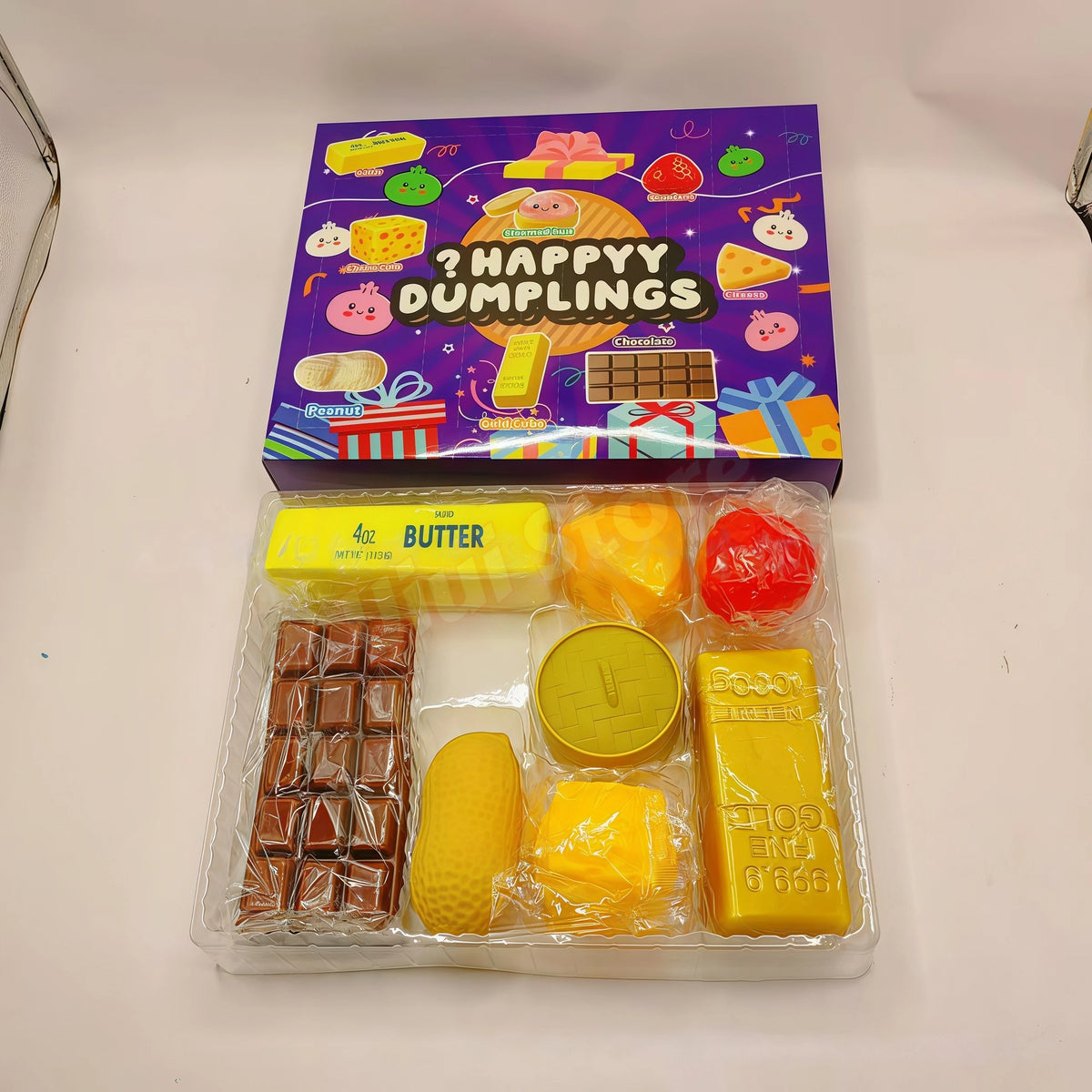 Christmas Squishy Advent Calendar - 24-Day Dumpling Squishies Slow-Rising Countdown Gift