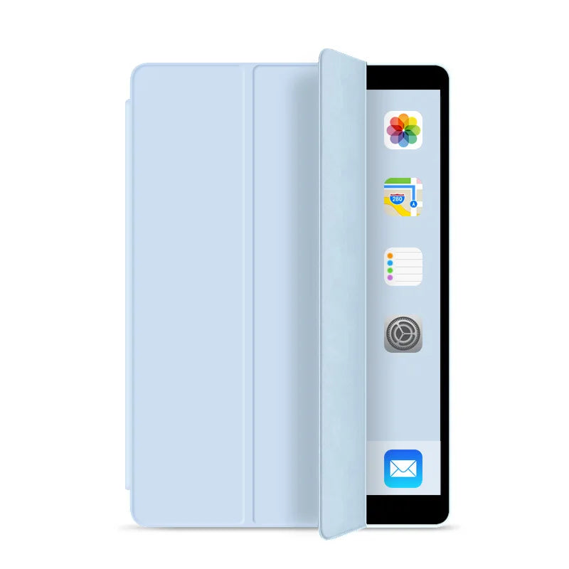 Silicone Tablet Case with Auto Sleep/Wake – Soft TPU Honeycomb Back, Two-Angle Stand – Fits 9.7" (24.6 cm), 10.2" (25.9 cm), 10.9" (27.7 cm) & 11" (27.9 cm)