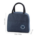 Insulated Bento Lunch Bag with Aluminum Foil Lining - Thermal Meal Bag for Students & Office