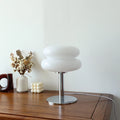Macaron Glass Table Lamp Trichromatic Dimmable LED Night Light for Bedroom & Living Room