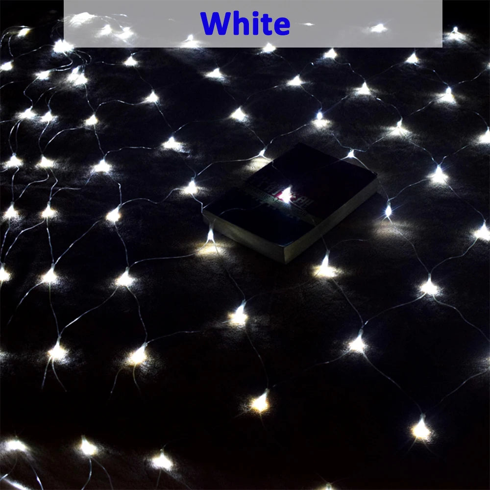 LED Net Fairy String Lights Waterproof Outdoor 110V/220V Christmas Wedding Garden Party Decor