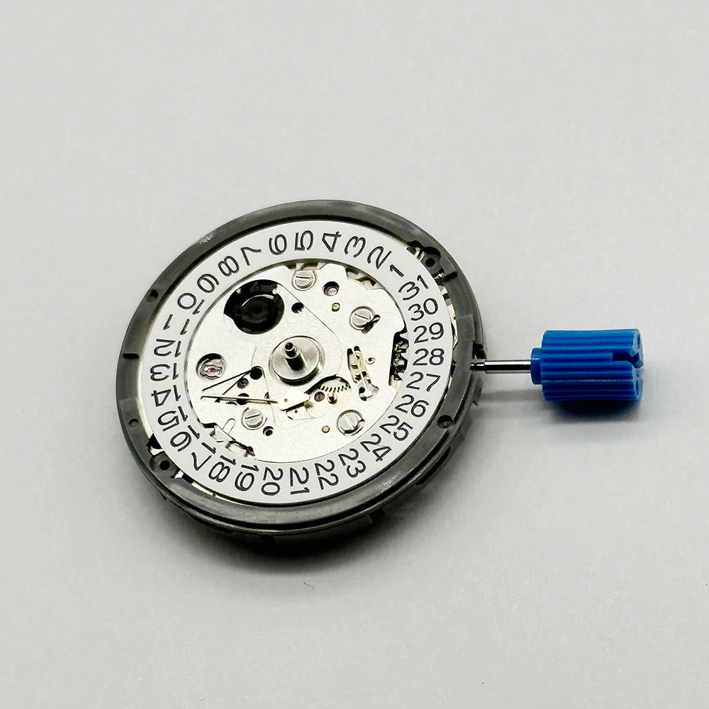 Automatic 24-Jewel Self-Winding Watch Movement with Date at 3:00 — High Accuracy, 41-Hour Power Reserve