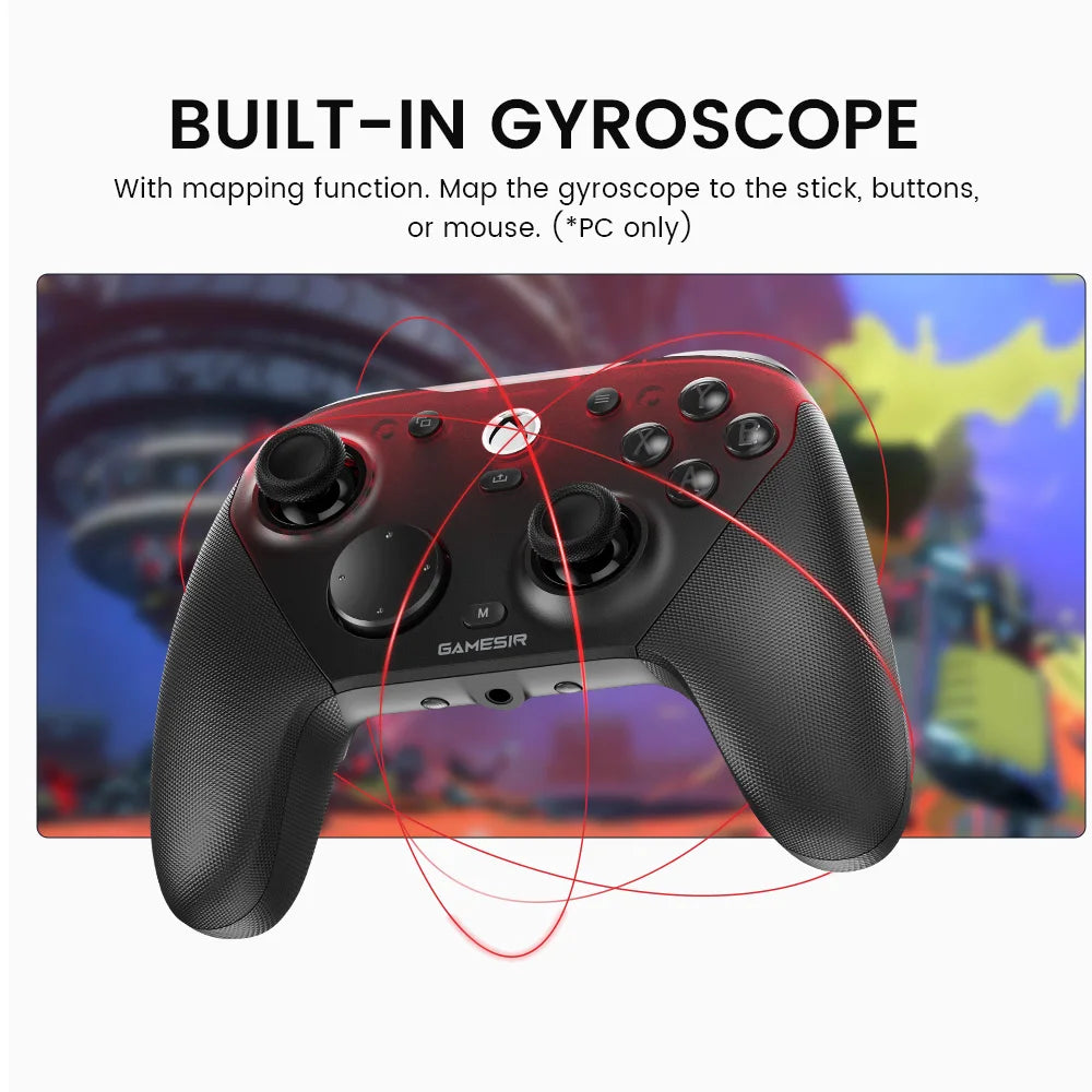 Wired Xbox-Compatible Gaming Controller with Charging Dock for Xbox Series X/S, Xbox One, PC, Android, Steam
