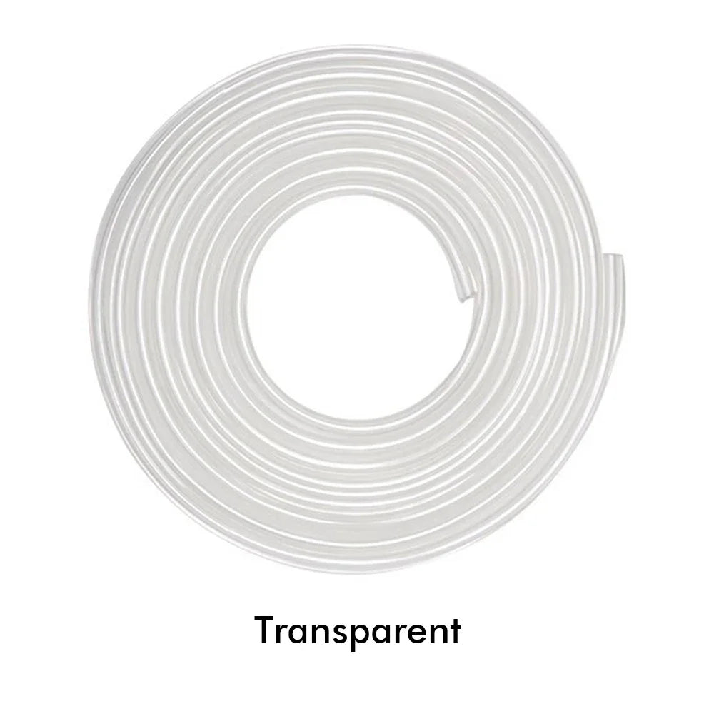 5 m (196 in / 16.4 ft) Transparent PVC Car Door Edge Guard Self-Adhesive Anti-Scratch Anti-Collision Strip