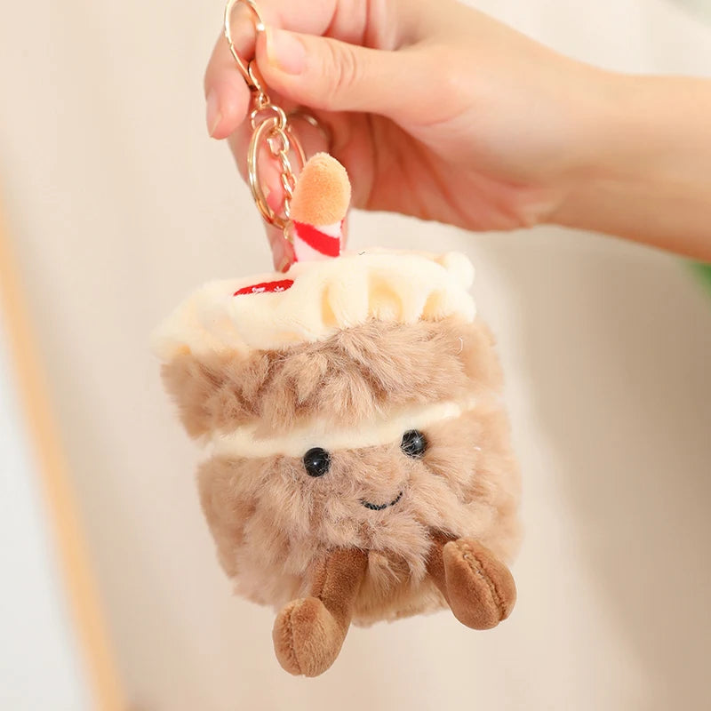 Cartoon Egg and Toast Plush Pillow Breakfast Stuffed Doll Cute Food Plush Gift