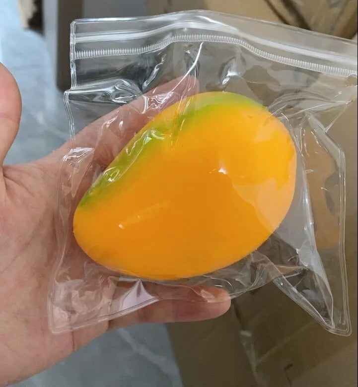 Squishy Mango Stress Relief Fidget Toy for Adults view 6