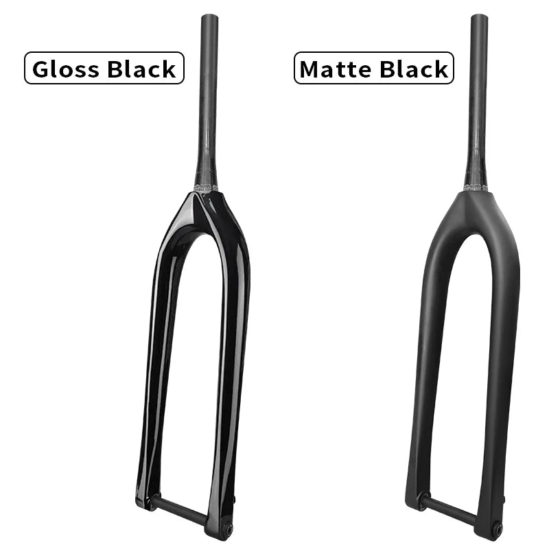 Full Carbon Boost MTB Fork 110x15mm Thru-Axle for 29er Tapered 1-1/8 to 1-1/2 Disc Brake Rigid Fork