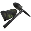 Compact Folding Camping Shovel – Military-Style Multi-Tool Pickaxe with Carry Pouch for Hiking, Hunting & Car Emergency