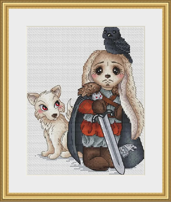 Counted Cross Stitch Kit – Christmas Needlework DIY Decoration