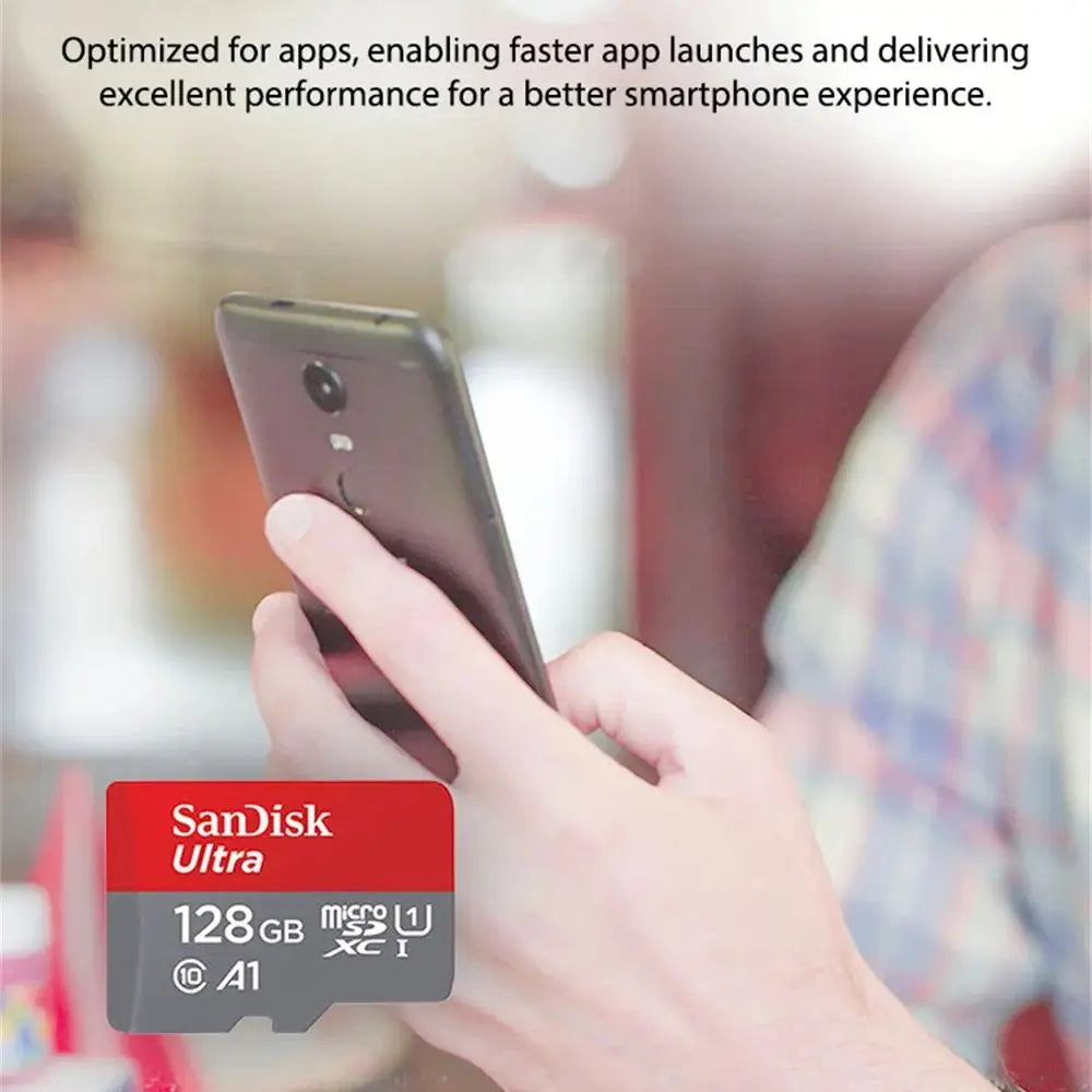 High-Speed microSD TF Card — A1 UHS-I Class 10 V10, 32GB / 64GB / 128GB / 256GB