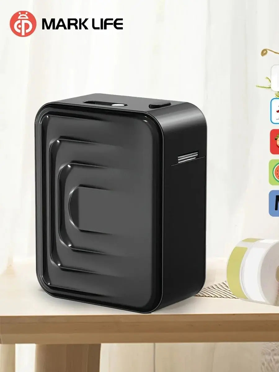Mini Bluetooth Thermal Label Printer Portable Inkless 15mm (0.59in) Rechargeable Type-C