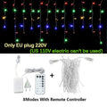 Waterproof LED String Lights 3.5–25m (11.5–82 ft) | Warm White / Cold White / Multicolor | 8 Modes IP65 EU Plug