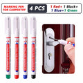20mm Deep-Reach Long Nib Marker Pen for Wood & Metal — Waterproof Carpenter Marking Pen, 13.7cm (5.4in), Multi-Pack (1–40 pcs)