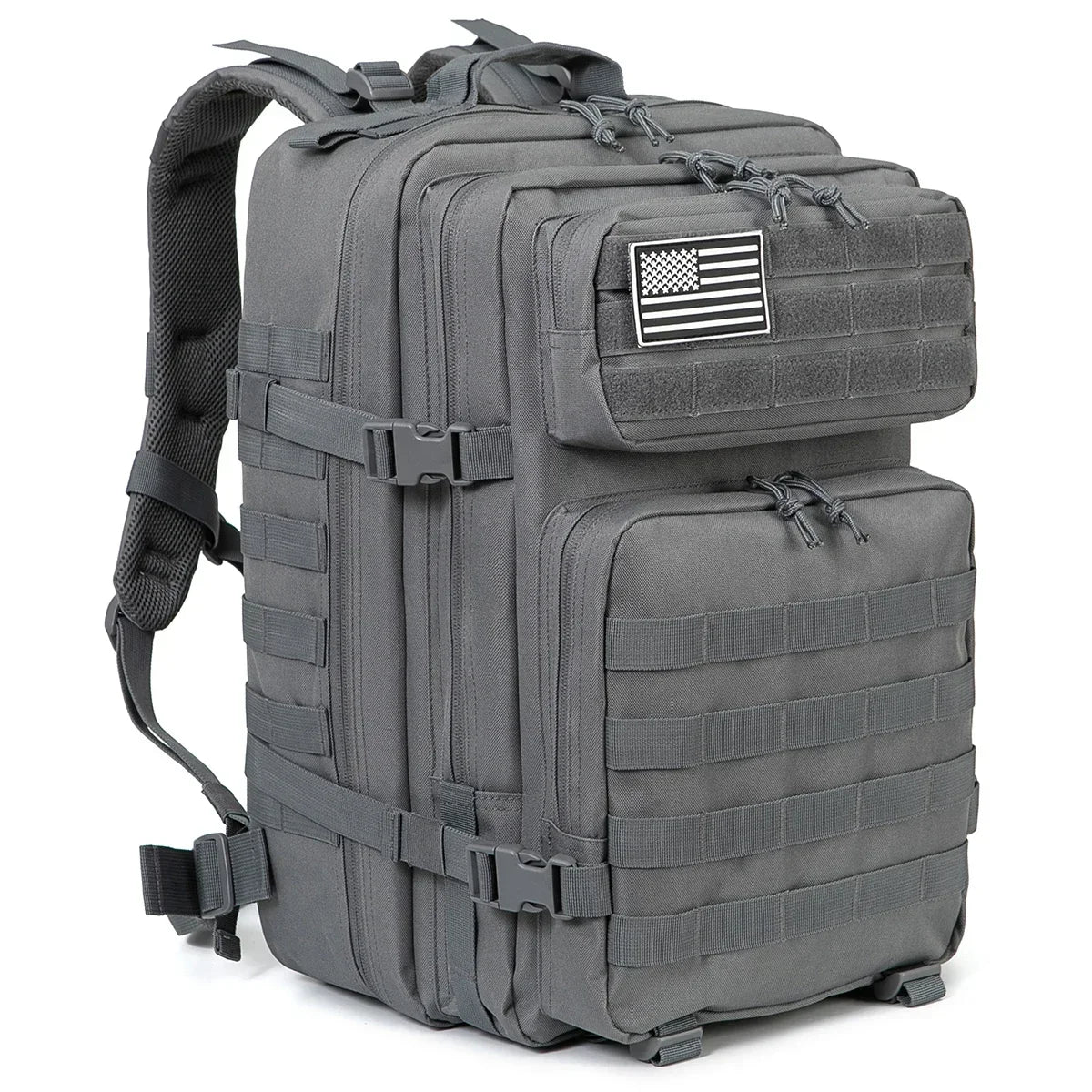 45L (11.9 gal) Tactical Backpack – Large Capacity Molle 3-Day Assault Pack for Hiking, Camping & Trekking