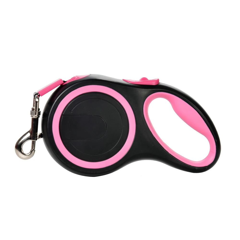 Retractable Dog Leash for Large Dogs – Durable Nylon Extendable 16.4ft/5m & 26.2ft/8m Walking Lead with Quick-Release Handle