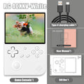 Retro 64-Bit Linux Handheld Game Console 4.0-inch (10.2 cm) IPS Screen, 64GB Storage, 5000+ Games, 2.4/5G WiFi & Bluetooth, Mini HDMI Out, RGB Lighting