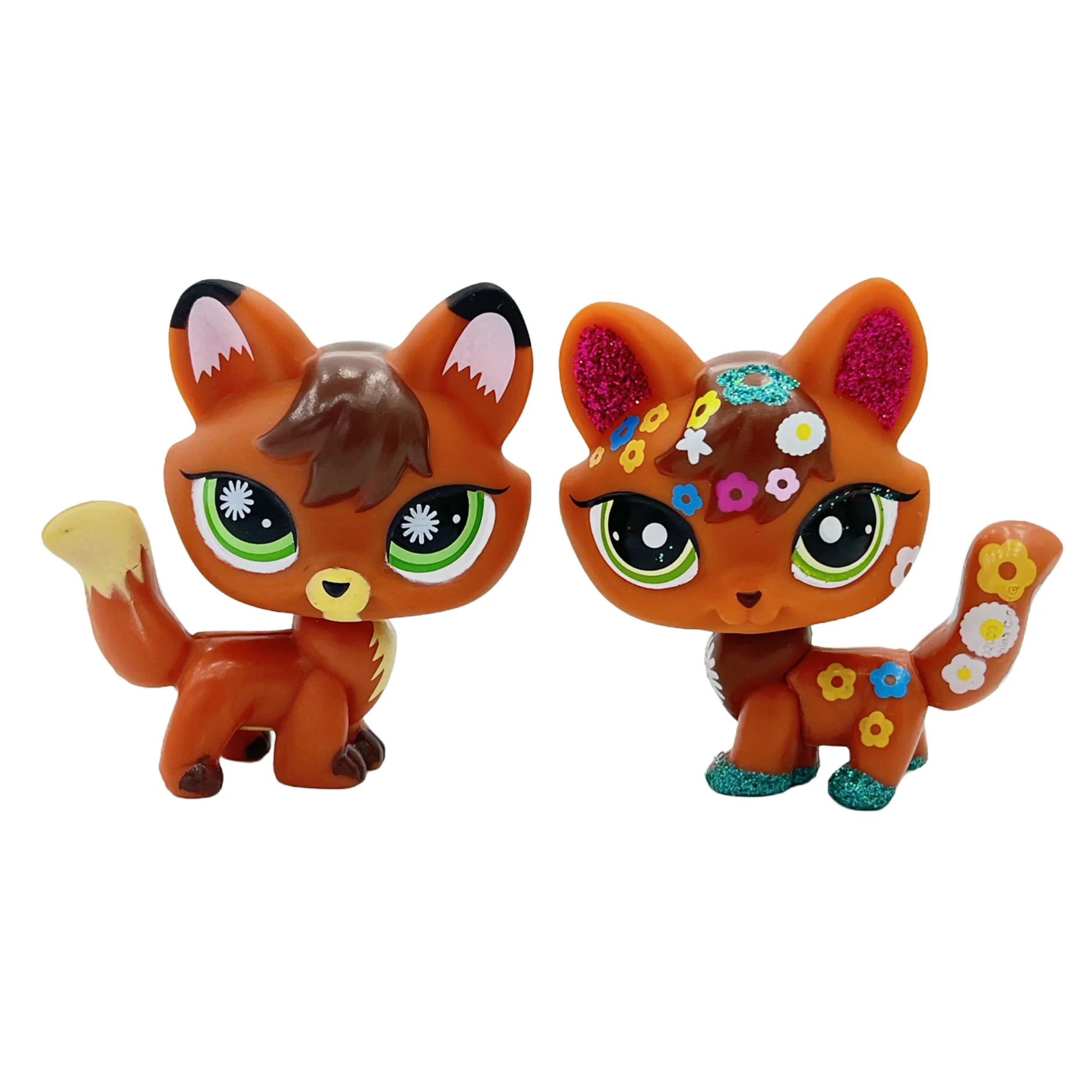 2-Pack Mini Pet Figurines — Cute Dog & Cat PVC Bobble Head Collectibles, 1.5–2 in (4.8–5.5 cm)