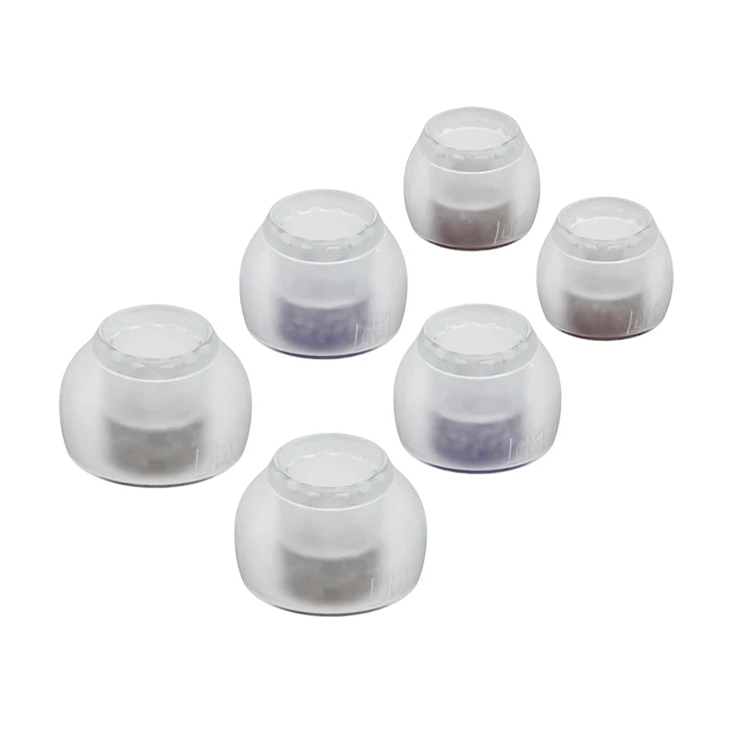 Silicone Earphone Eartips 3 Pairs S/M/L – Replacement Earbud Tips for IEMs & Wired Headsets