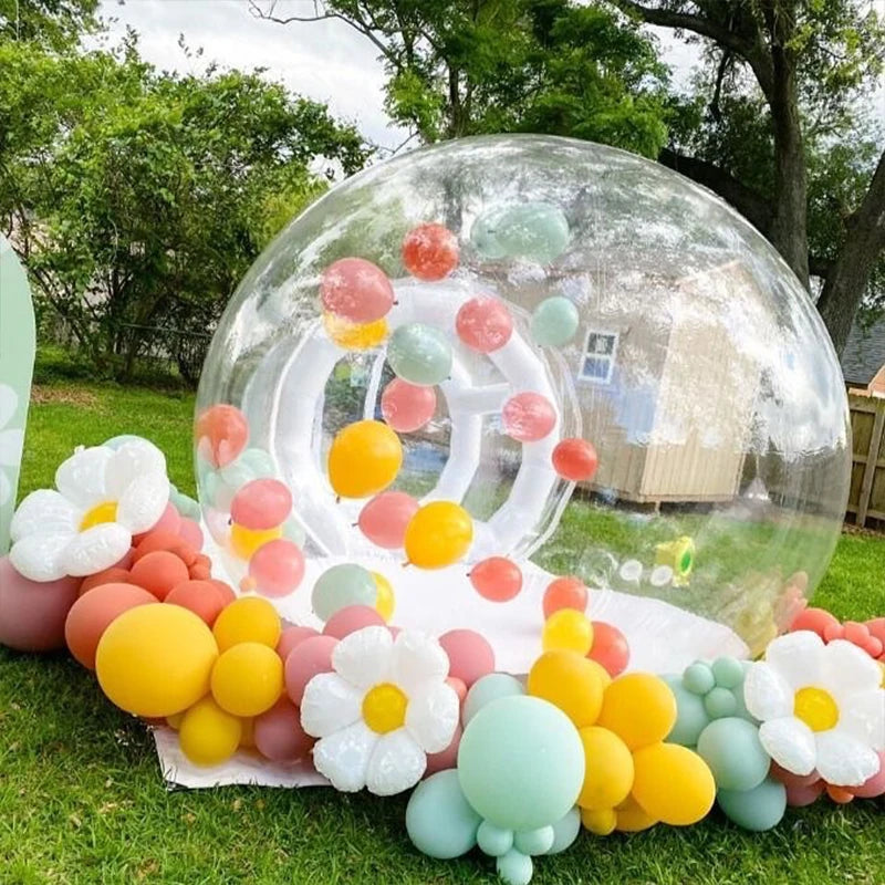 Inflatable Bubble Dome Play Tent for Kids - Transparent PVC Outdoor Bubble House with Blower, 10ft (3m) or 13ft (4m) for Parties & Trampoline Play