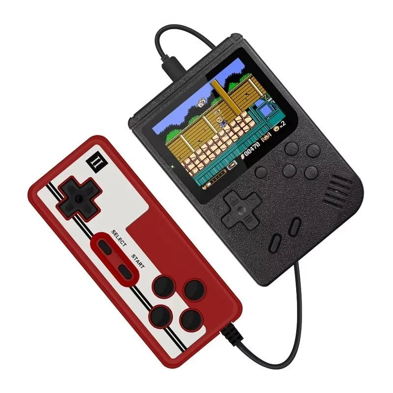 Retro Mini Handheld Game Console 2.4-Inch (6.1 cm) - Portable 8-Bit Player with 500 Built-In Games, AV Out & Rechargeable Battery