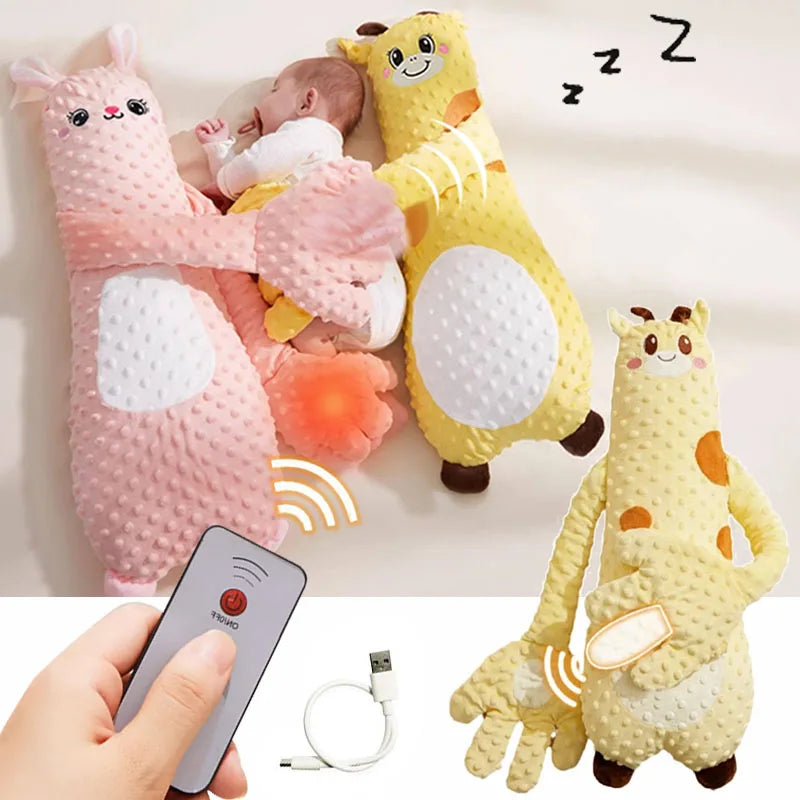 Baby Soothing Palm Patting Doll Electric Hand Pillow with Remote Sleep Aid for Babies & Toddlers