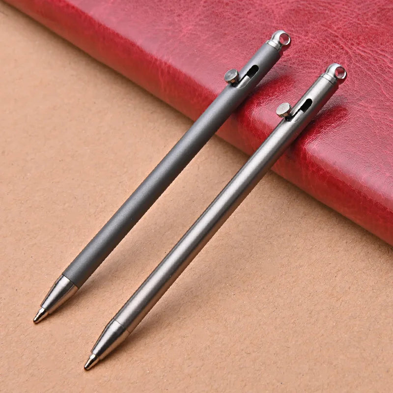 Mini Titanium EDC Pocket Pen Portable Compact Signature Pen for Everyday Carry