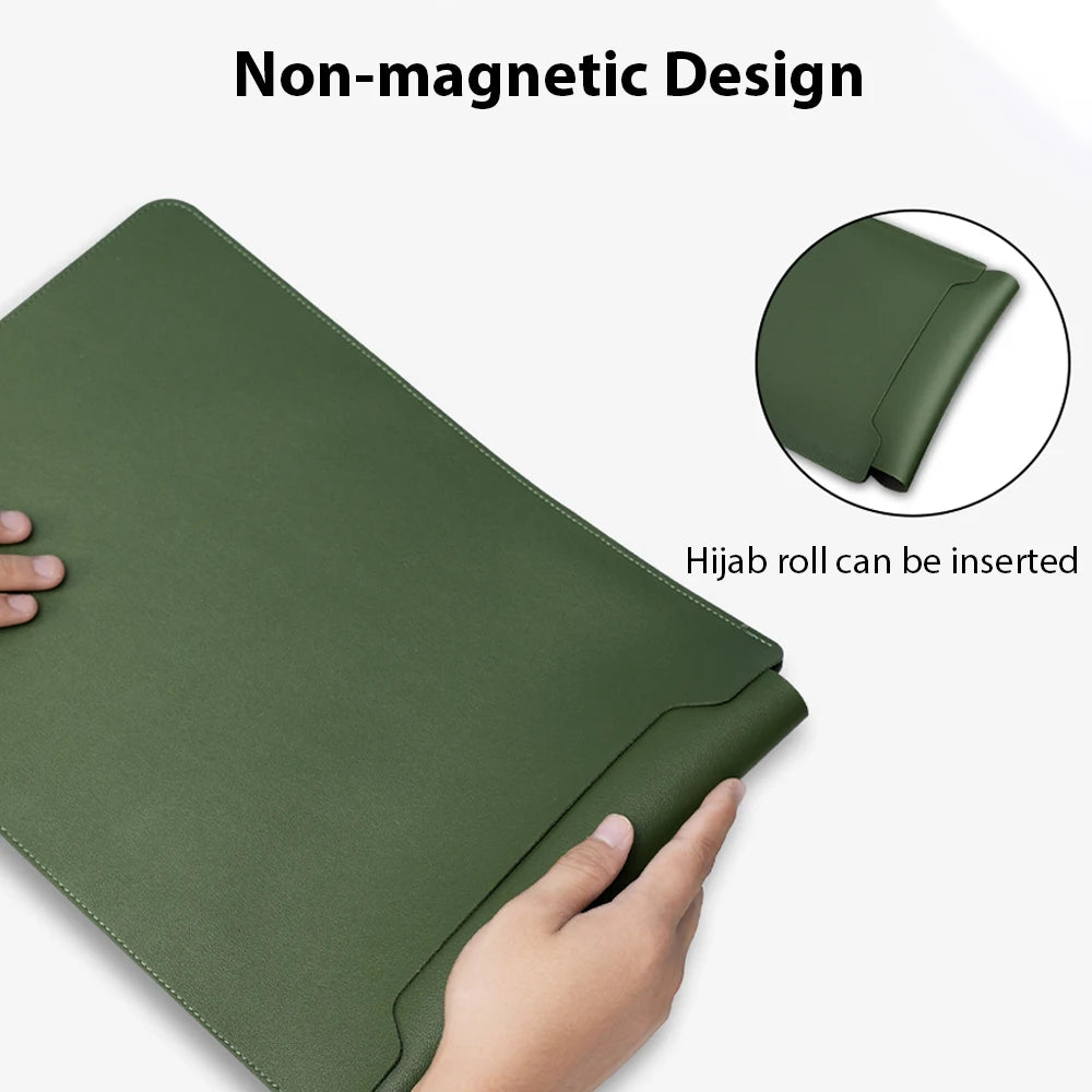 Laptop Sleeve Case 11/13/14/15/16 in (28–41 cm) – Waterproof PU Sleeve & Portable Mouse Pad, Fits 12.9 in Tablet