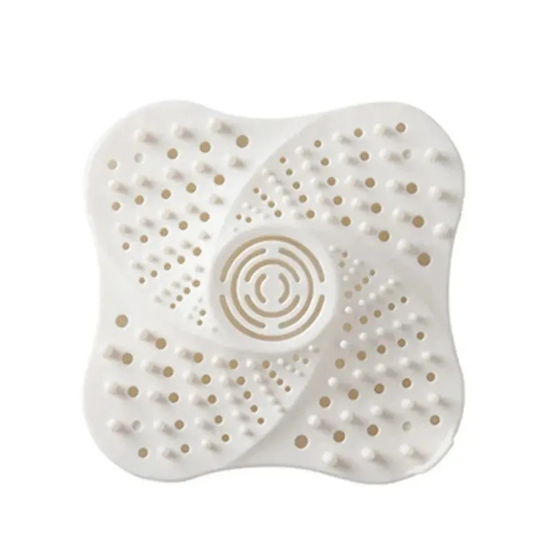 1-Pack Anti-Clog Hair Catcher Drain Cover for Shower Floor & Sink – TPR Strainer Filter