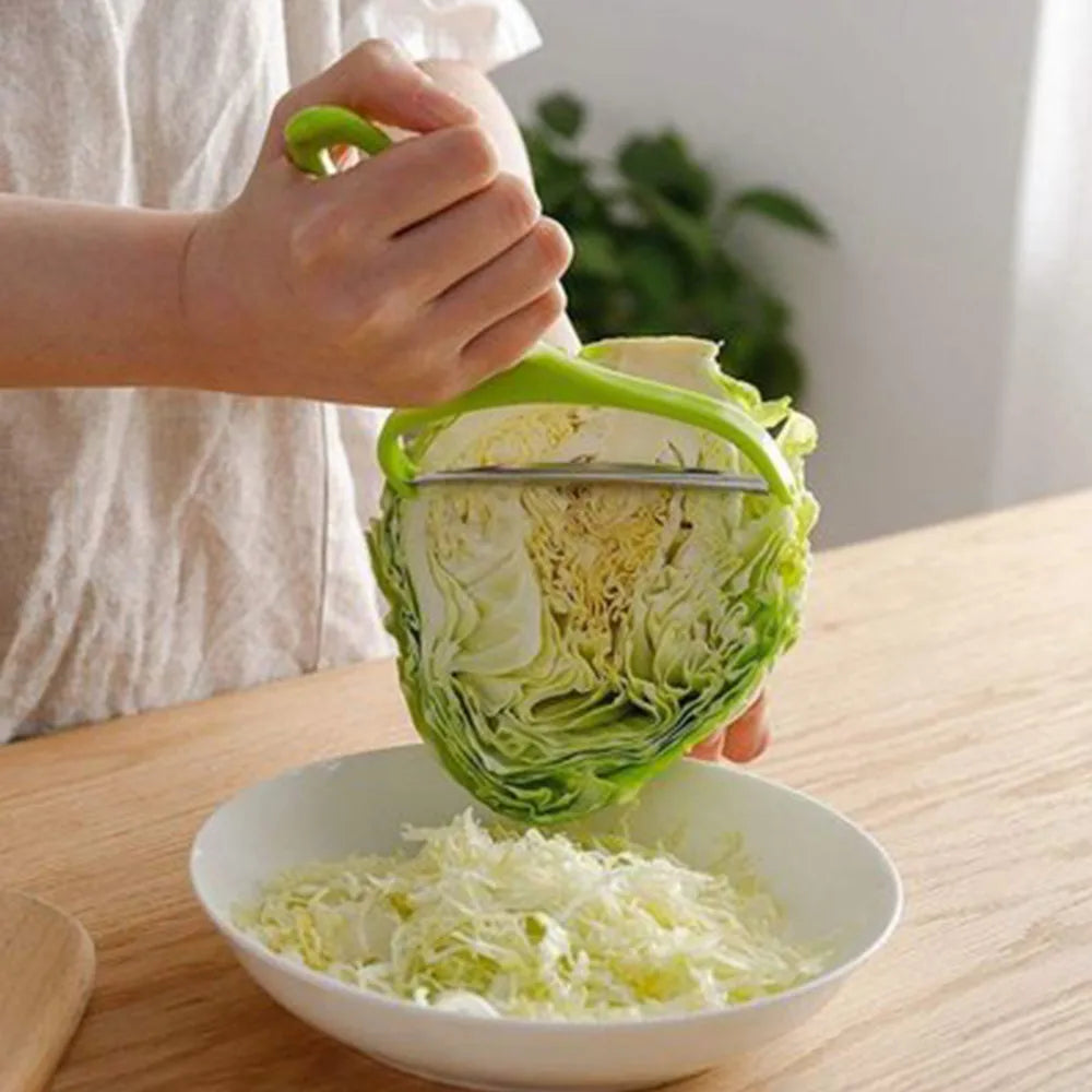Ergonomic Stainless Steel Vegetable Peeler with Non-Slip Handle, Green