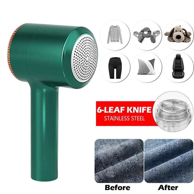 USB Rechargeable Lint Remover for Clothes - Electric Sweater Shaver & Pilling Fuzz Remover