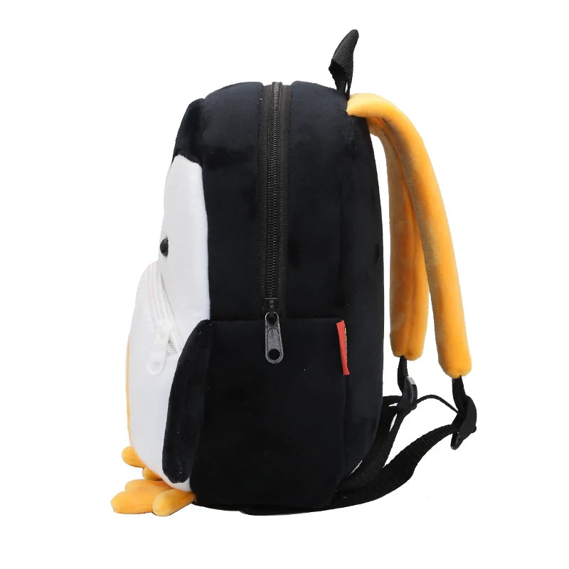 Cute Plush Animal Kids Backpack - Cartoon School Bag for Girls & Boys, Soft Preschool Backpack