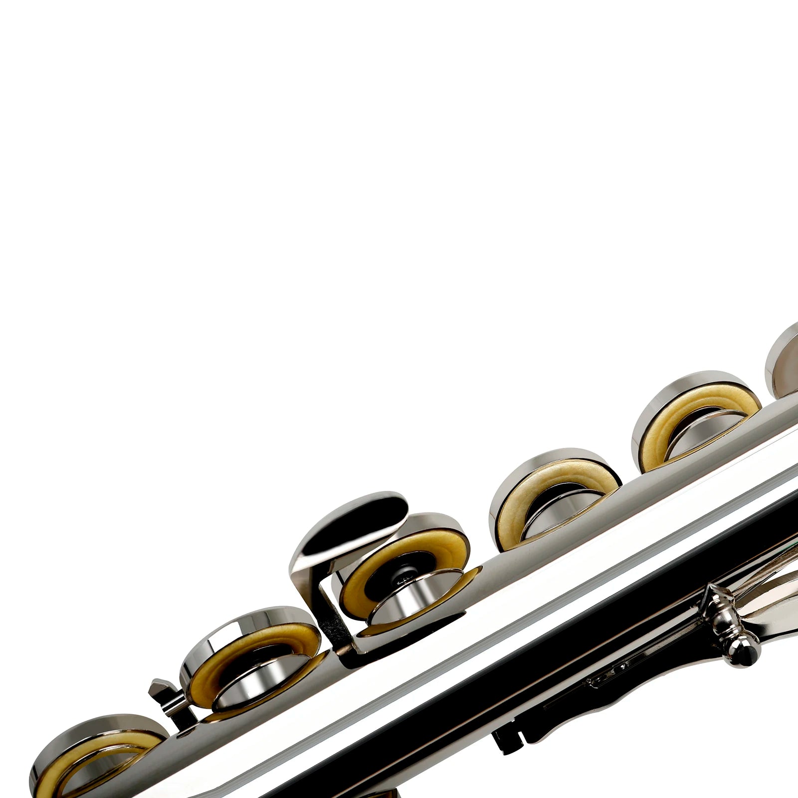 Professional 16-Key Closed-Hole C Transverse Flute – Silver-Plated Nickel-Silver Keys, Case & Cleaning Kit