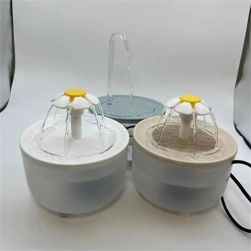 Automatic Pet Water Fountain 1.2L (1200 mL / 40 oz) USB Rechargeable Silent Cat & Small Dog Water Dispenser with Filter