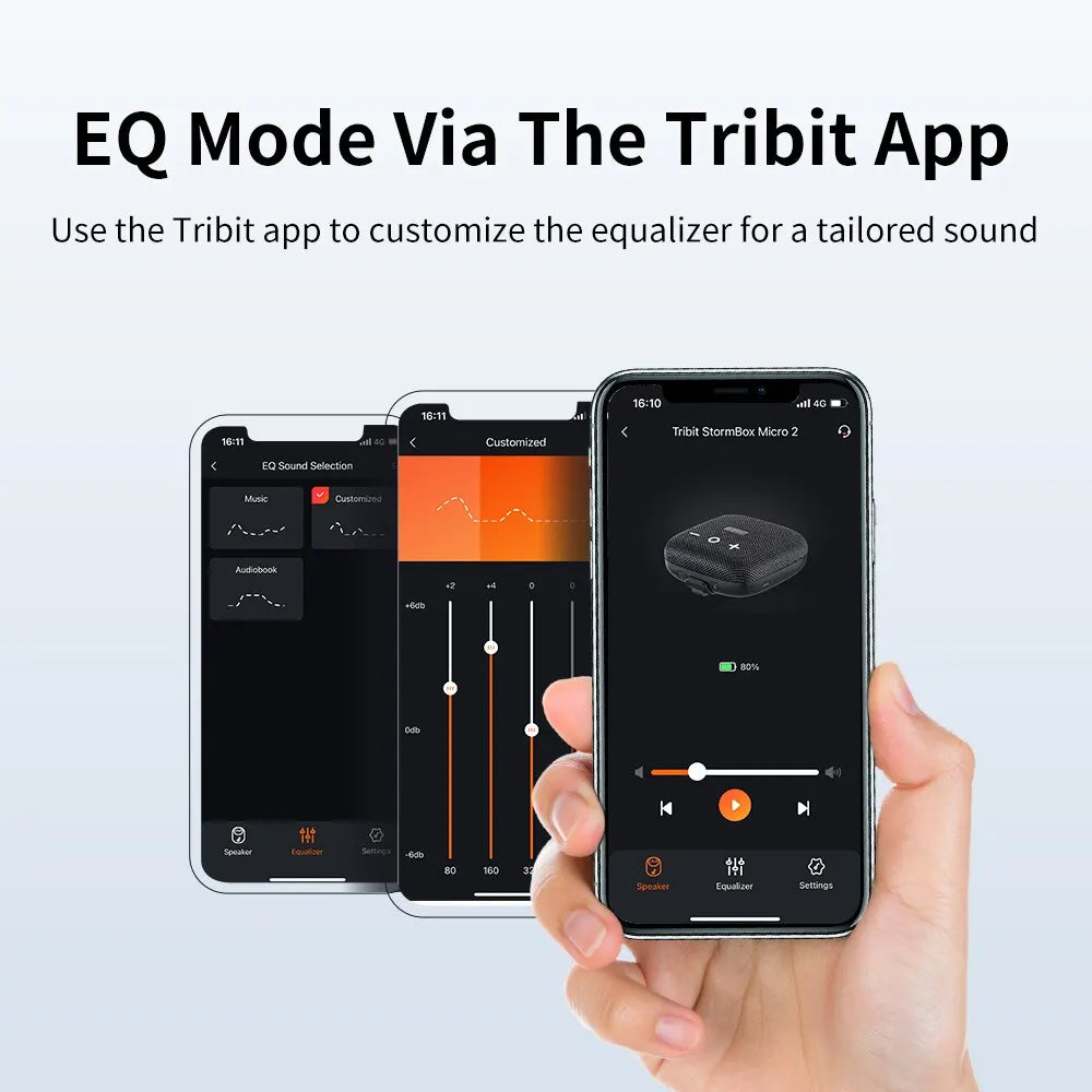 Portable Bluetooth Mini Speaker 90dB Loud Deep Bass IP67 Waterproof Built-in Strap 12-Hour Playtime Powerbank