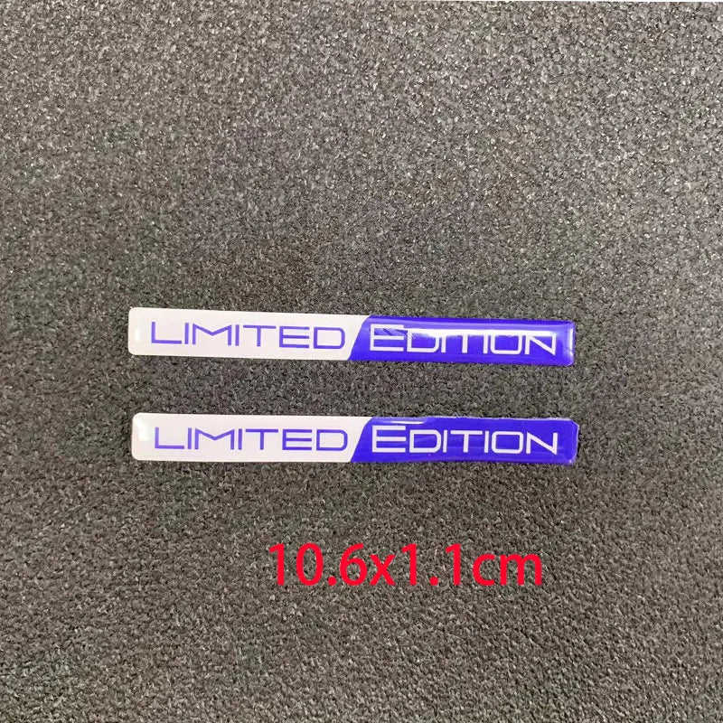 3D Aluminum Emblem Badge Sticker Decal for Car & Motorcycle - Self-Adhesive Automotive Emblem