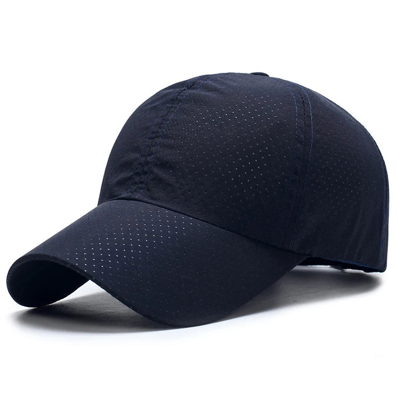 Summer Quick-Dry Baseball Cap Breathable Sun Hat for Outdoor Sports & Travel, Unisex
