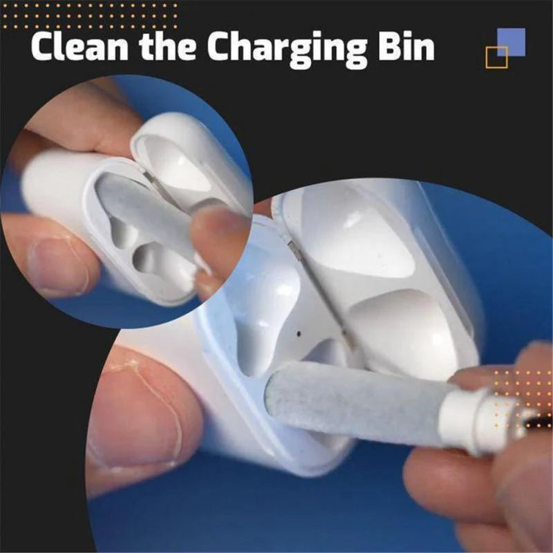 Earbuds Cleaning Kit – Cleaning Pen with Brush & Picks for AirPods, Earphones and Cases, Compatible with Xiaomi Samsung