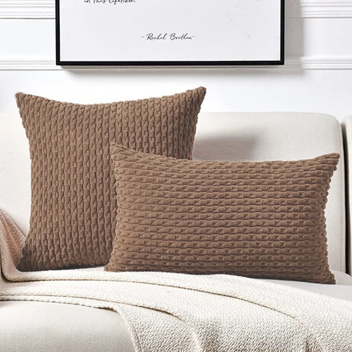 Decorative Cushion Cover 45x45 cm (18x18 in) Sofa Throw Pillow Cover for Living Room Home Decor