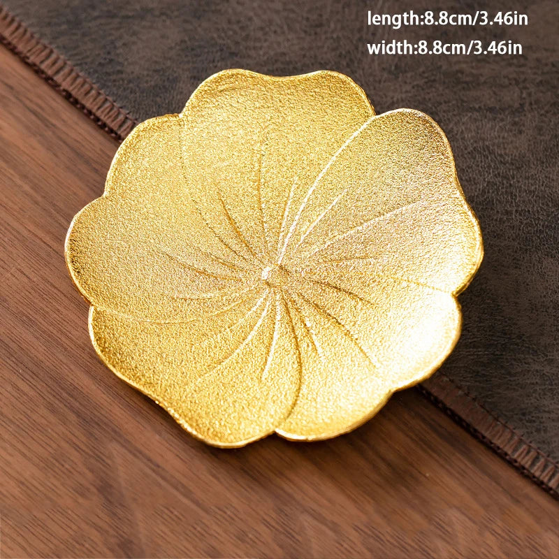 Metal Drink Coaster — Modern Round Table Coaster for Cups & Glasses